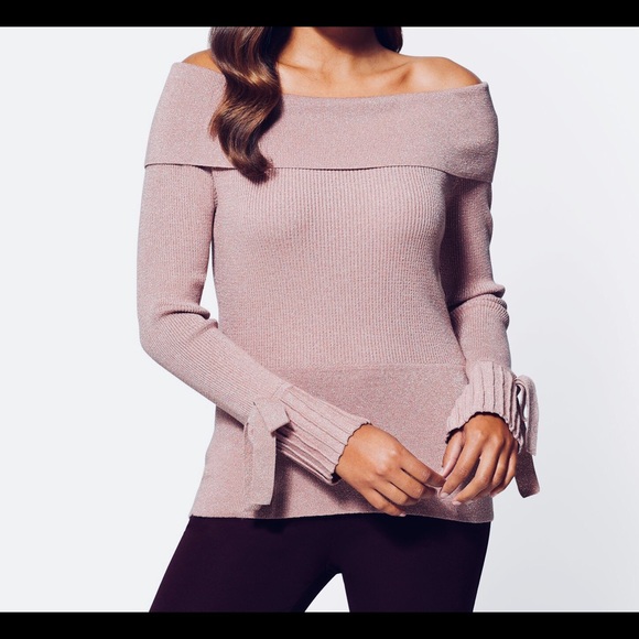 New York & Company Tops - New York & Co. Pink Glitter Sweater